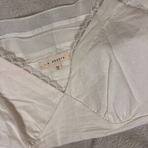 [NEW] Pacsun LA Hearts V Cut Lace Trim Tank